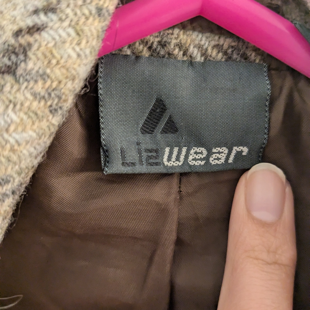 Vintage Lizwear Patchwork Wool Jacket - image 5